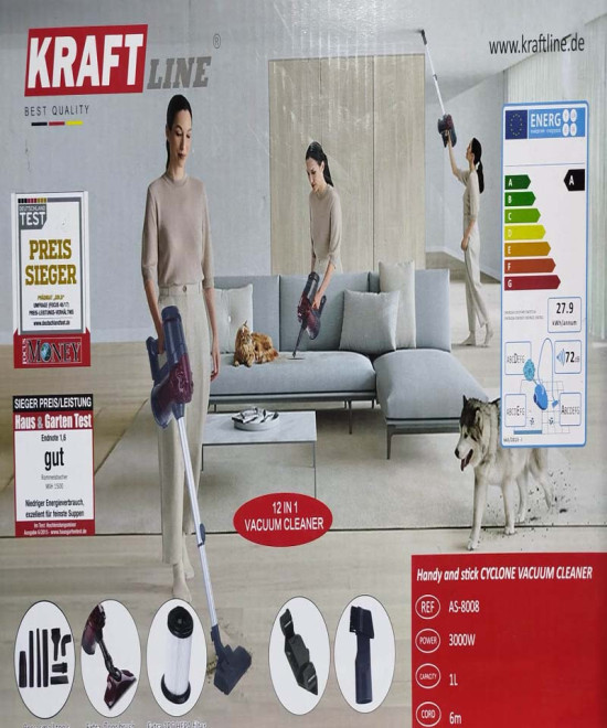 ASPIRATEUR KRAFT 3000W 12 IN 1