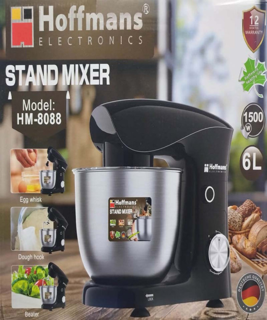 Robot Pâtissier HOFFMANS 6L 1500W - Multifonction & Robuste | IMRANEMALL