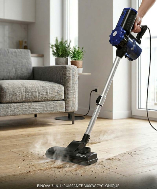 ASPIRATEUR 3 en 1 BINOVA 3000W CYCLONIQUE