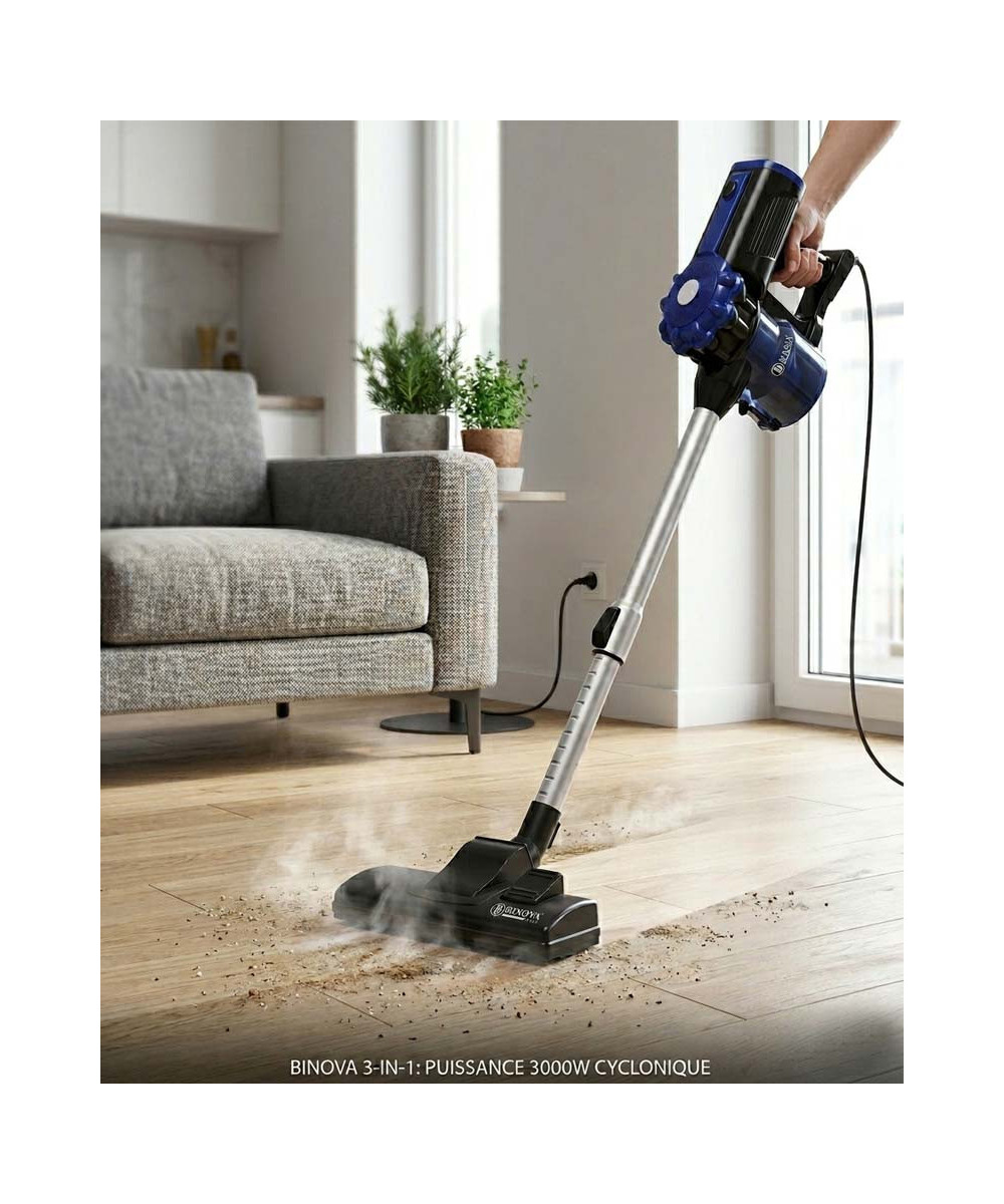 ASPIRATEUR 3 en 1 BINOVA 3000W CYCLONIQUE