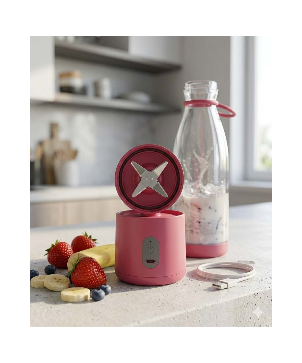 BLENDER MIXEUR PORTABLE RECHARGEABLE | Mini Juicer 420ml & Smoothies | IMRANEMALL