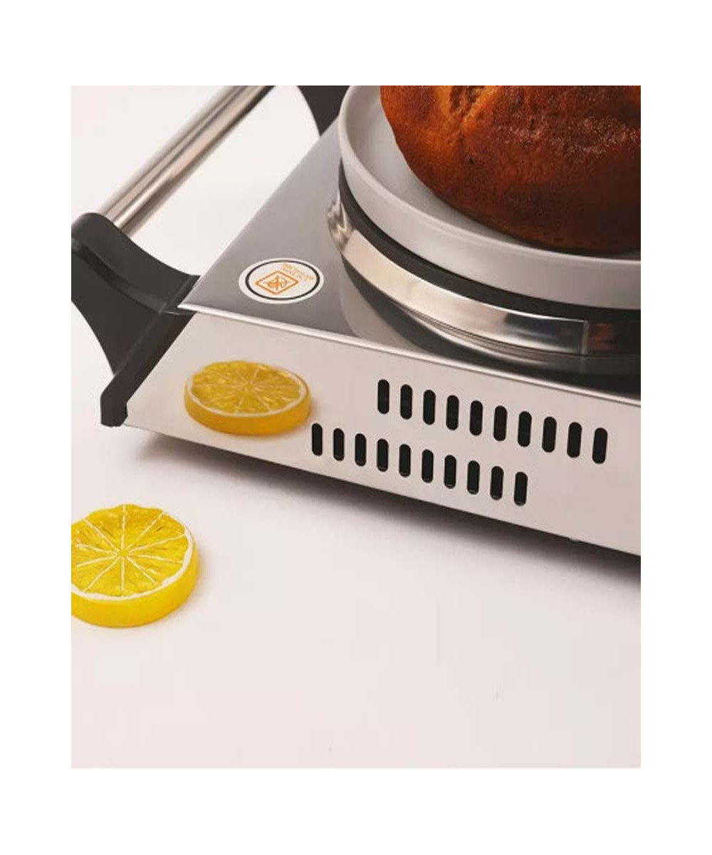 RÉCHAUD ÉLECTRIQUE DOUBLE PLAQUE INOX 2500W | Puissant & Nomade | IMRANEMALL