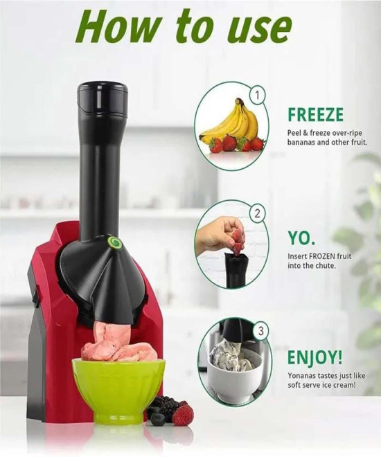 MACHINE CRÈME GLACÉE & DESSERTS FRUITÉS INSTANTANÉS | IMRANEMALL