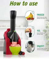 MACHINE CRÈME GLACÉE & DESSERTS FRUITÉS INSTANTANÉS | IMRANEMALL