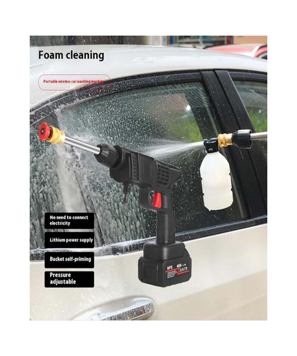 Nettoyeur Haute Pression Sans Fil 48V | Pistolet de Lavage Portable | IMRANEMALL