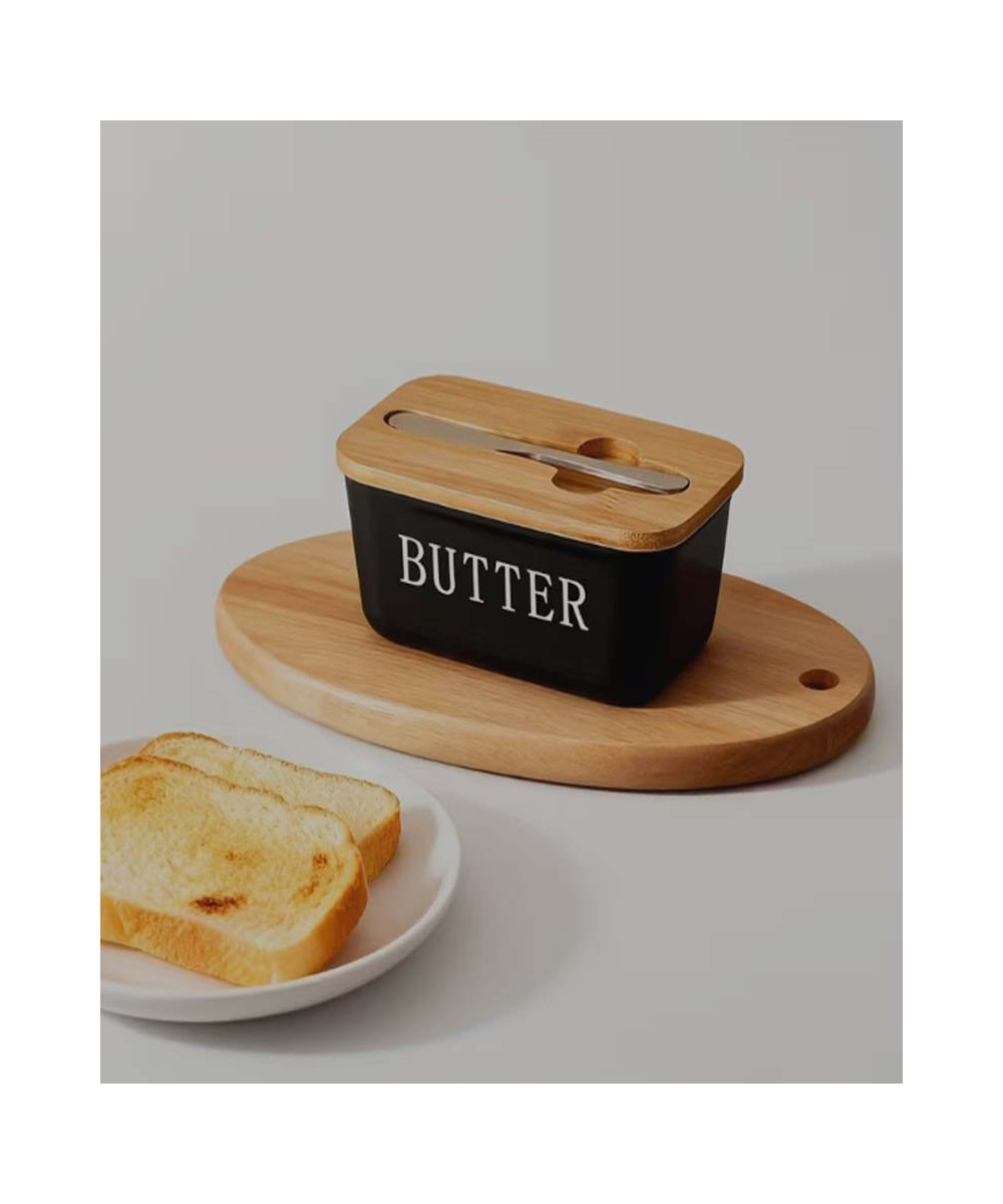 POT À BEURRE EN PORCELAINE