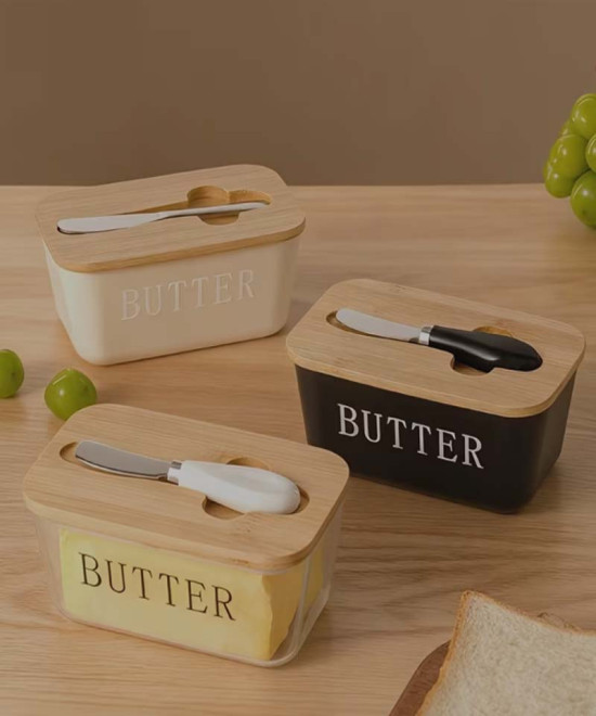 POT À BEURRE EN PORCELAINE