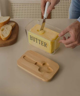 POT À BEURRE EN PORCELAINE