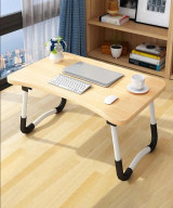 Table de Lit Pliable pour PC Portable | Support Multifonction avec Porte-Gobelet | IMRANEMALL