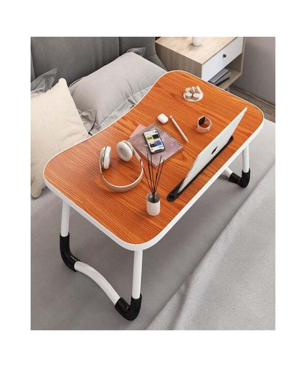 Table de Lit Pliable pour PC Portable | Support Multifonction avec Porte-Gobelet | IMRANEMALL