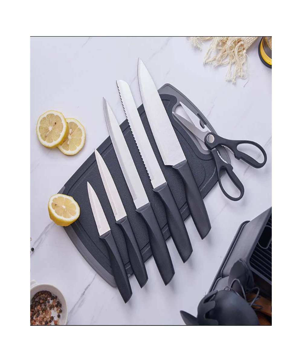 ENSEMBLE D'USTENSILES DE CUISINE AVEC PORTE-LOUCHE EN SILICONE
