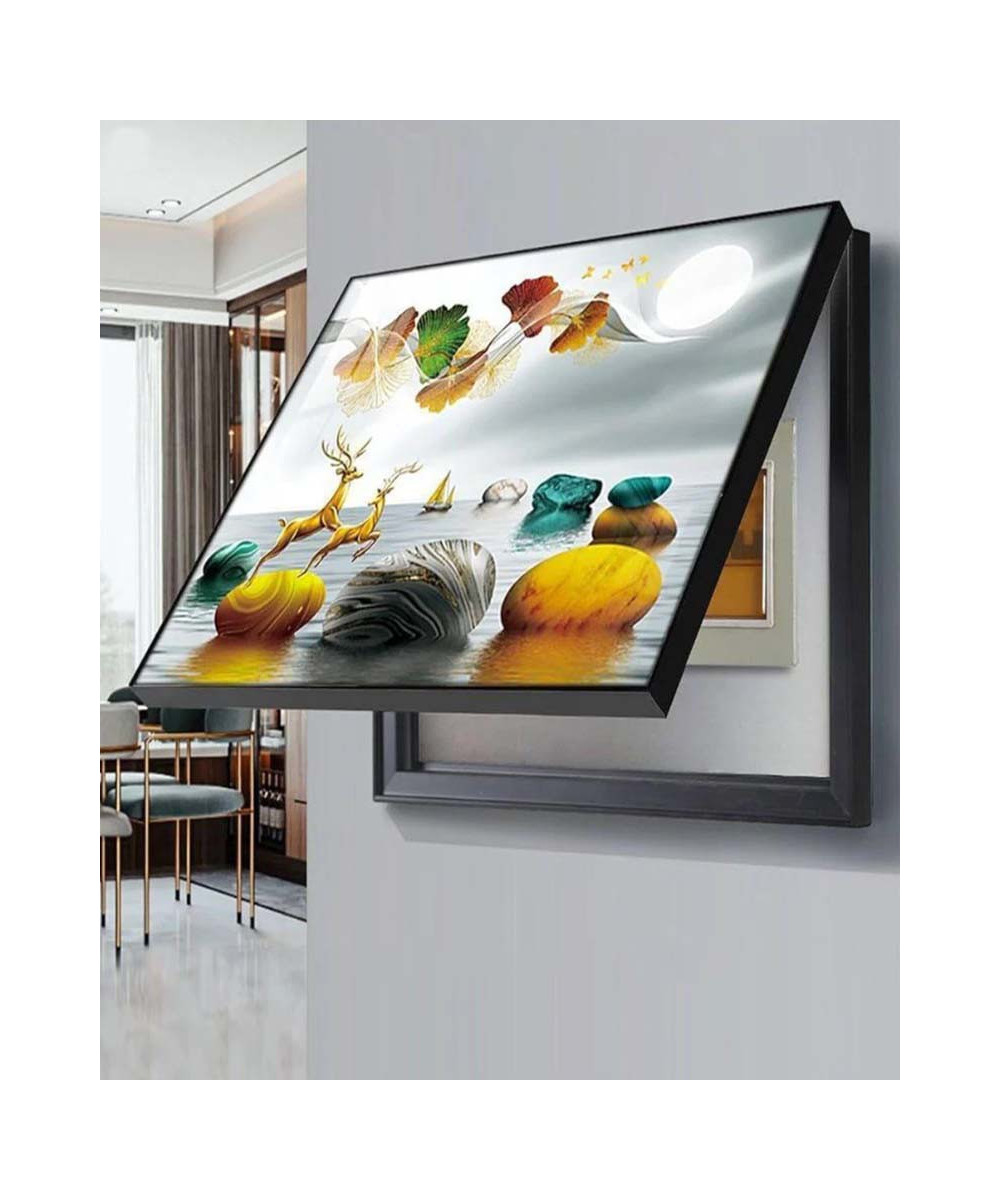 TABLEAU DÉCORATIF POUR COFFRET ÉLECTRIQUE, CACHE BOITE DE FUSIBLES