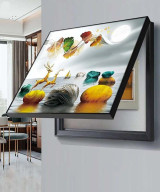 TABLEAU DÉCORATIF POUR COFFRET ÉLECTRIQUE, CACHE BOITE DE FUSIBLES