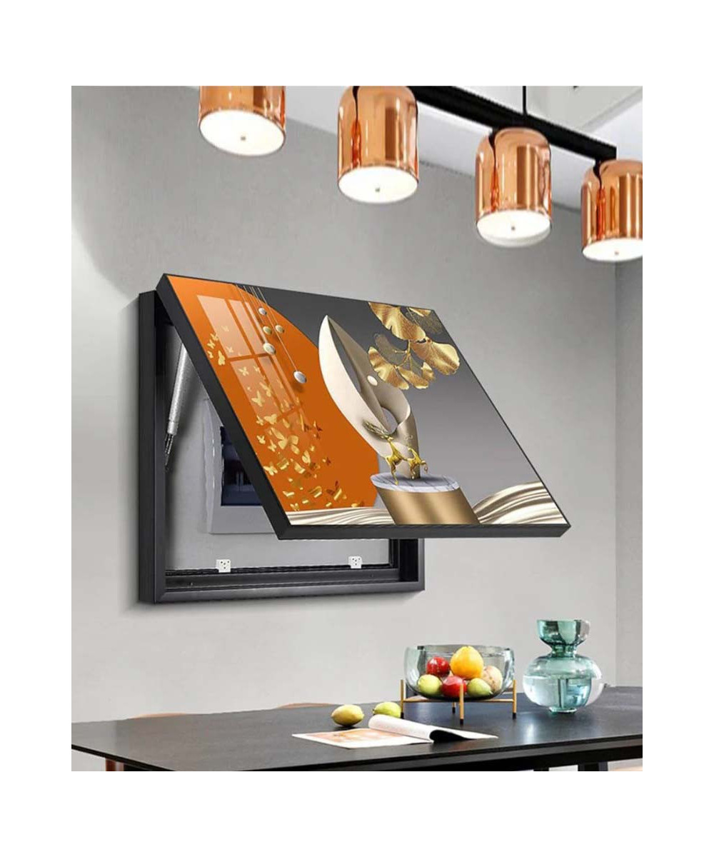 TABLEAU DÉCORATIF POUR COFFRET ÉLECTRIQUE, CACHE BOITE DE FUSIBLES