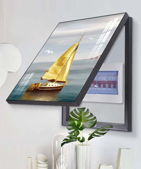 TABLEAU DÉCORATIF POUR COFFRET ÉLECTRIQUE, CACHE BOITE DE FUSIBLES