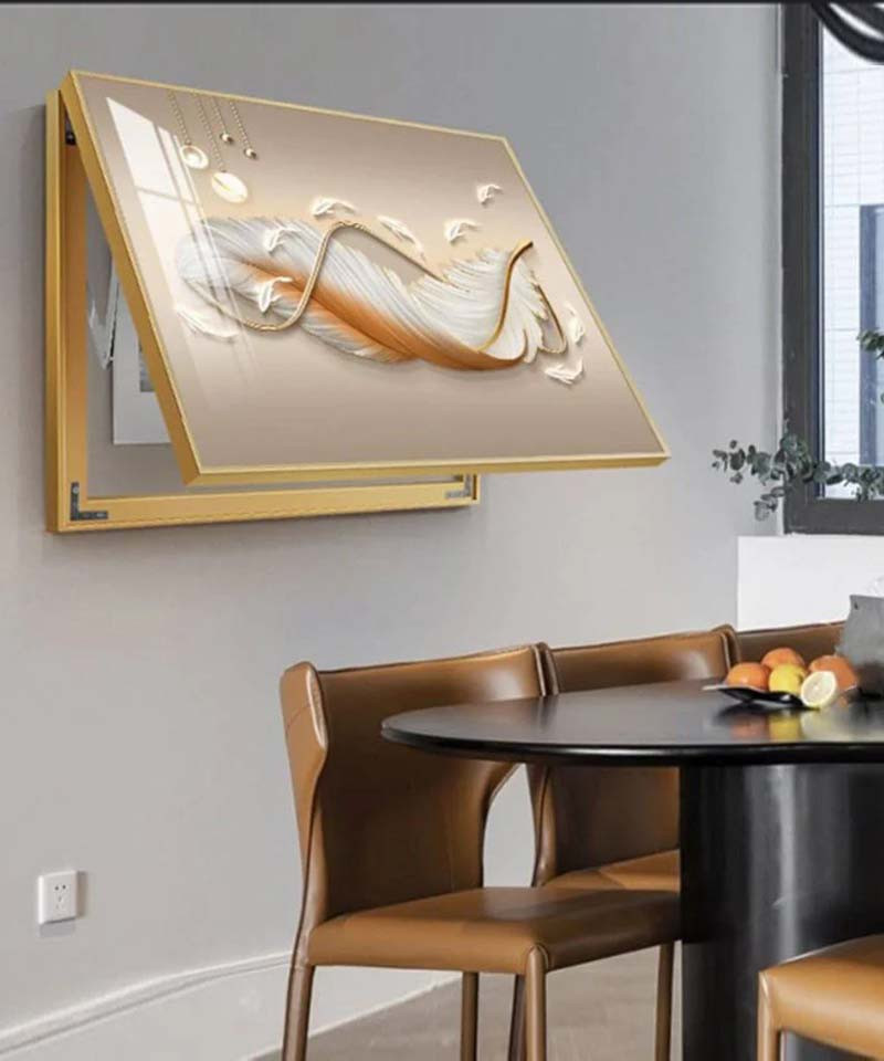 TABLEAU DÉCORATIF  POUR COFFRET ÉLECTRIQUE, CACHE BOITE DE FUSIBLES