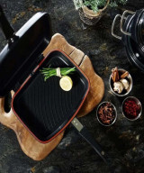 POÊLE DOUBLE FACE ANTIADHÉSIVE EN CÉRAMIQUE – POÊLE A GRILLER MULTIFONCTIONS