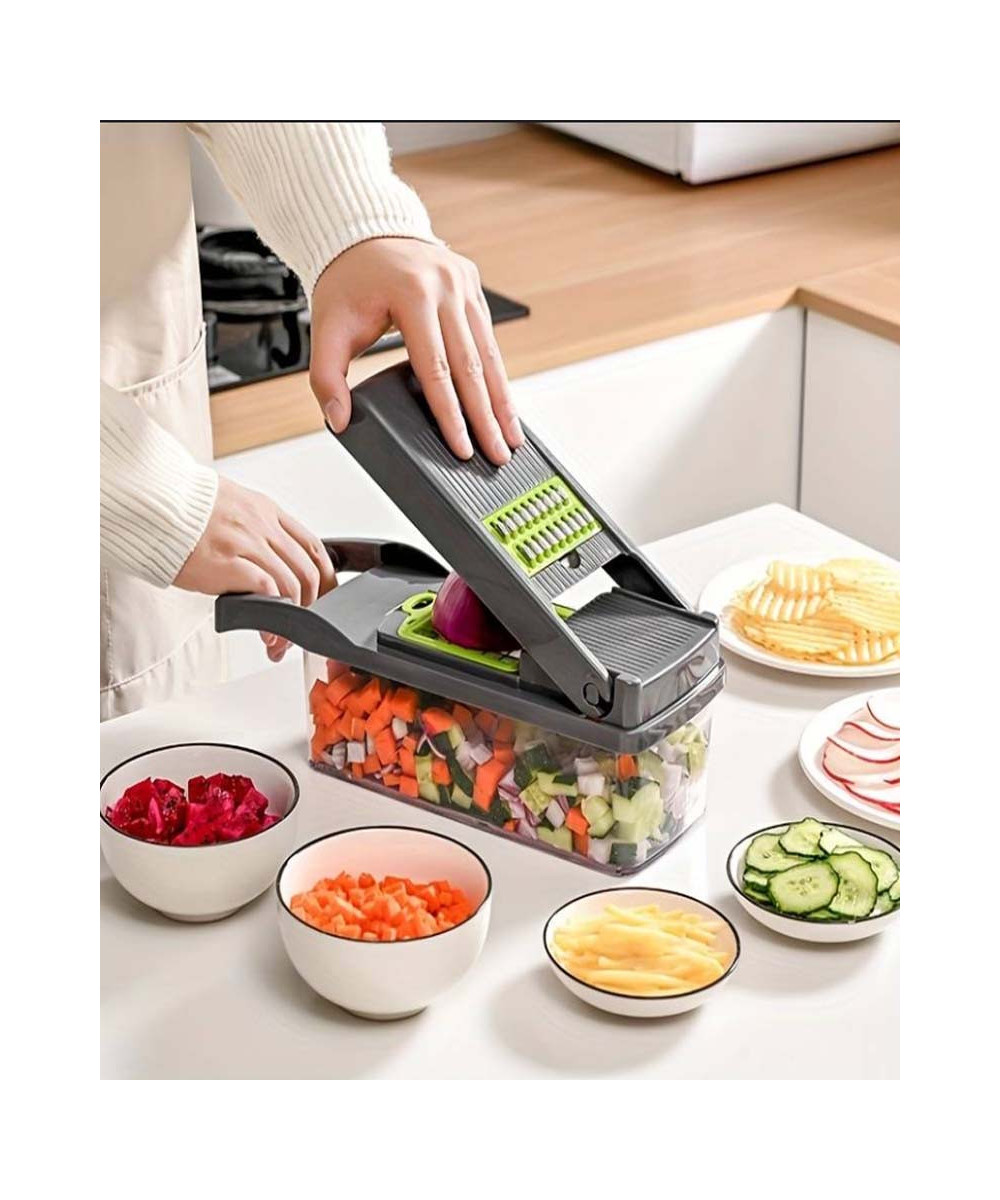 TRANCHEUSE À LEGUMES PROFESSIONNELL, HACHOIR AVEC LAMES INTERCHANGEABLES