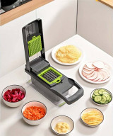 TRANCHEUSE À LEGUMES PROFESSIONNELL, HACHOIR AVEC LAMES INTERCHANGEABLES