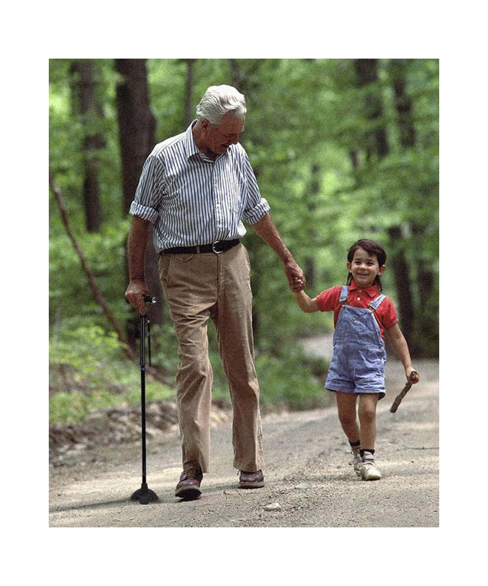 CANNE DE MARCHE PLIANTE MÉDICALE AVEC TORCHE INTÉGRÉ