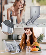 Support PC Portable & Tablette Ajustable | Design Ergonomique Pliable | IMRANEMALL