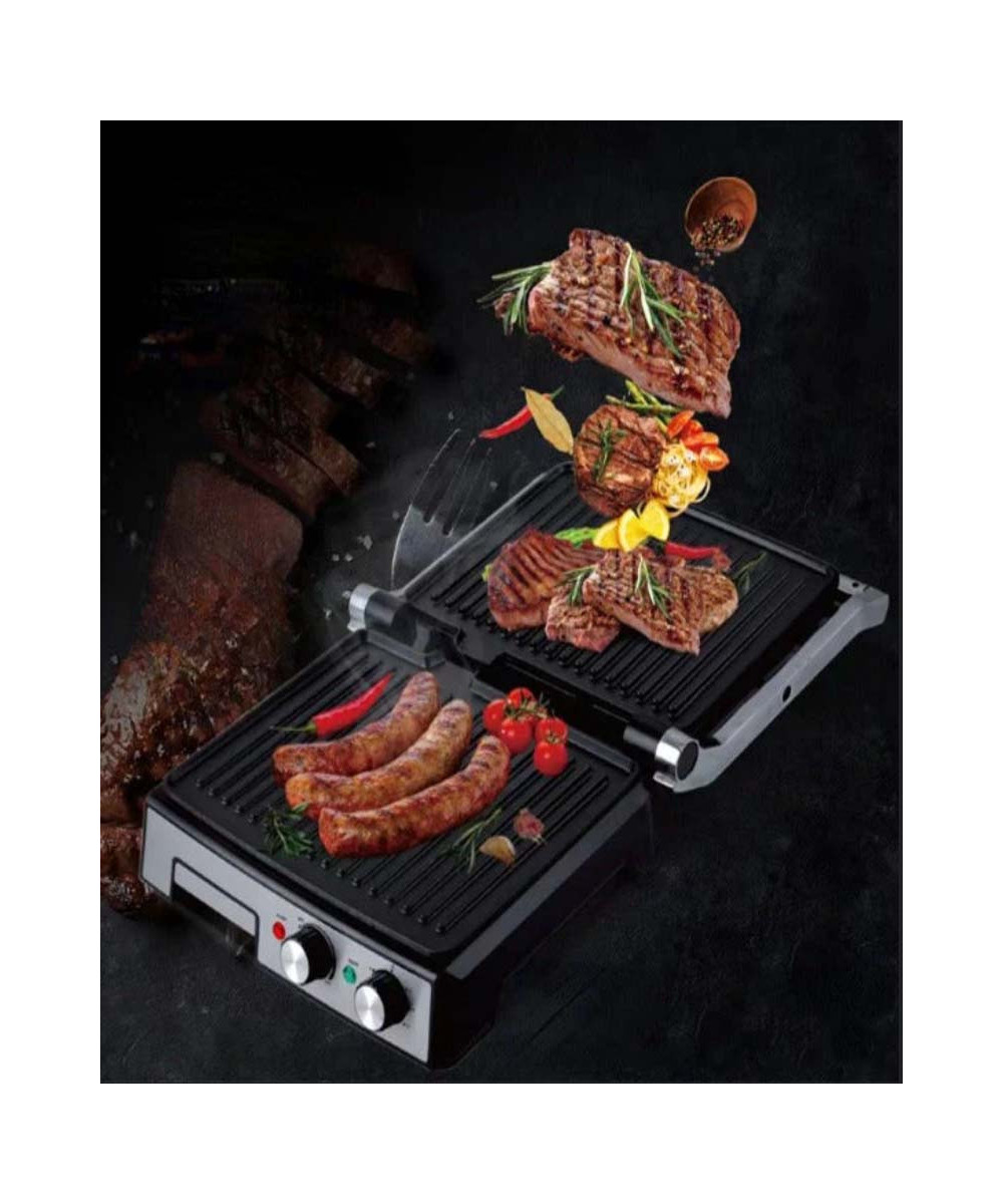 PANINI GRILL ELECTRIQUE MULTIFONCTION RAF, ANTI-ADHESIF, OUVERTURE 180°