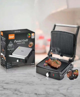 PANINI GRILL ELECTRIQUE MULTIFONCTION RAF, ANTI-ADHESIF, OUVERTURE 180°