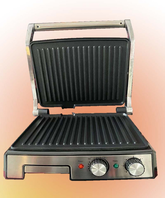 PANINI GRILL ELECTRIQUE MULTIFONCTION RAF, ANTI-ADHESIF, OUVERTURE 180°