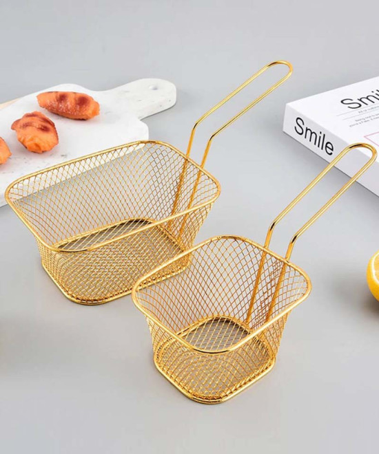 LES PANIERS À FRITTES EN INOX