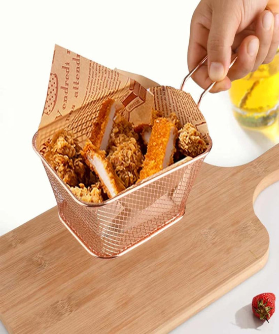 LES PANIERS À FRITTES EN INOX