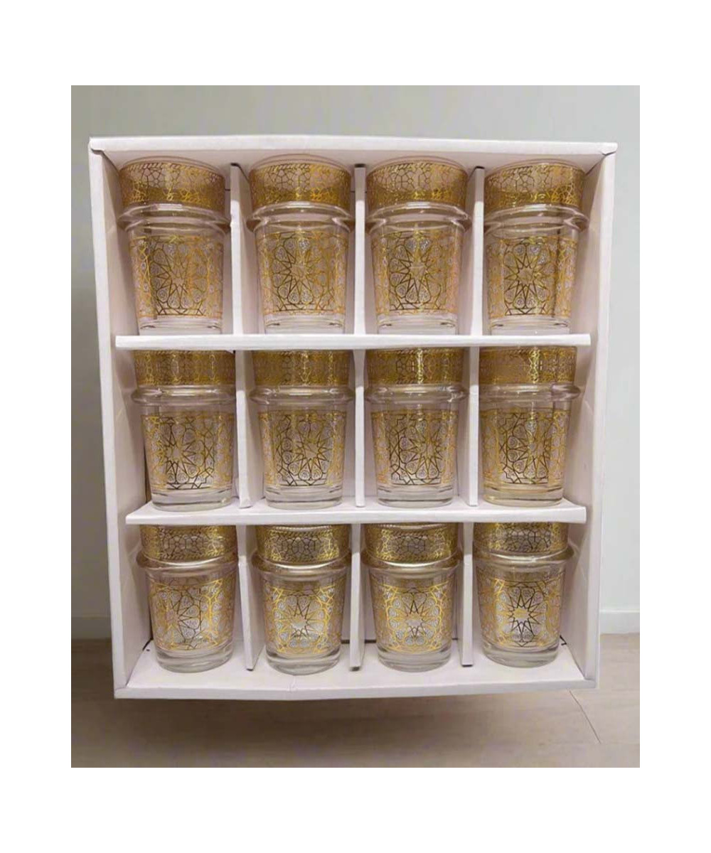 VERRES DE THÉ TRADITIONNEL MAROCAIN