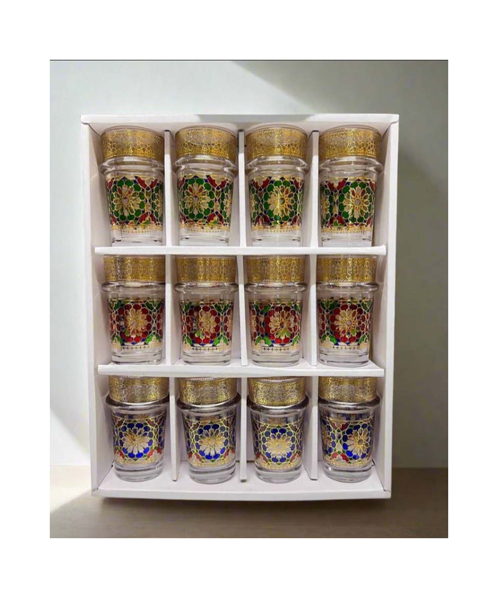 VERRES DE THÉ TRADITIONNEL MAROCAIN