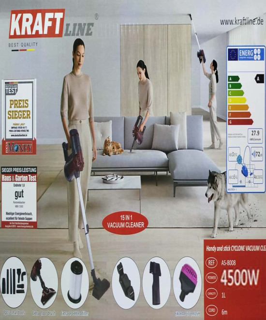 ASPIRATEUR KRAFT 15 IN 1 4500WATT