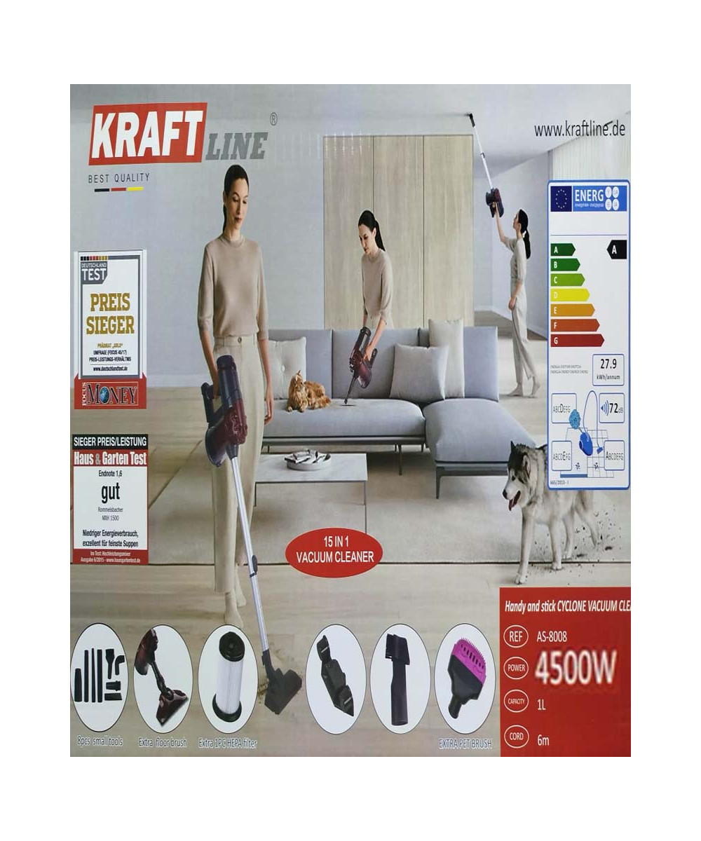 ASPIRATEUR KRAFT 15 IN 1 4500WATT