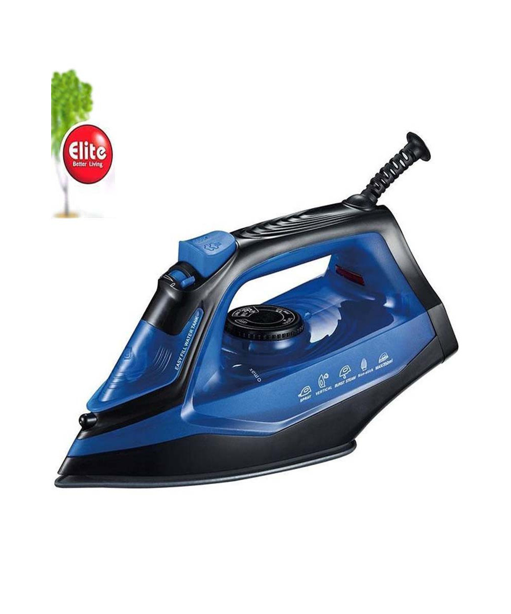 Fer à Repasser Vapeur ELITE 2200W | Semelle Antiadhésive & Auto-nettoyage | IMRANEMALL