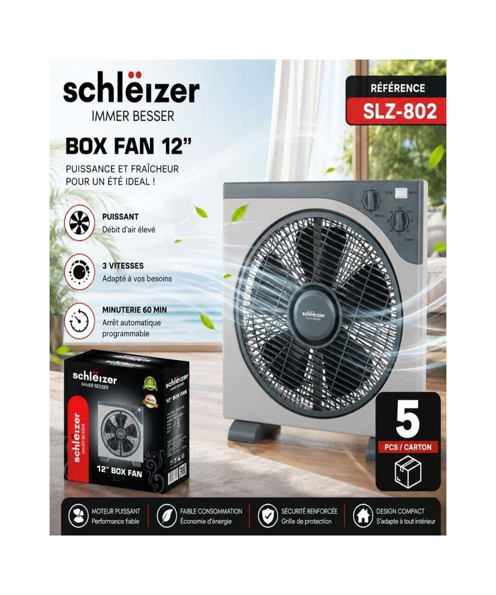 VENTILATEUR SCHLEIZER 12 POUCES
